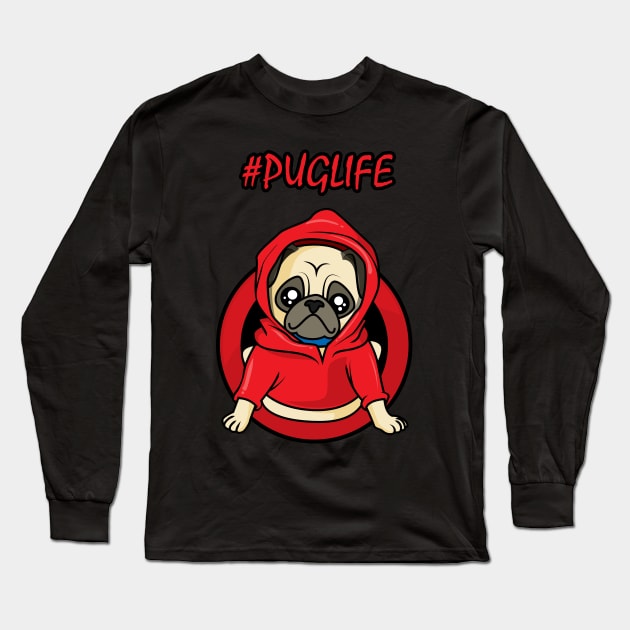 I did not choose the Puglife - the Puglife chose me Long Sleeve T-Shirt by SPAZE